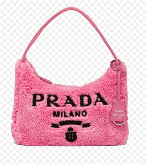 pink fluffy prada purse|prada milano pink purse.